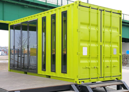 converted shipping container